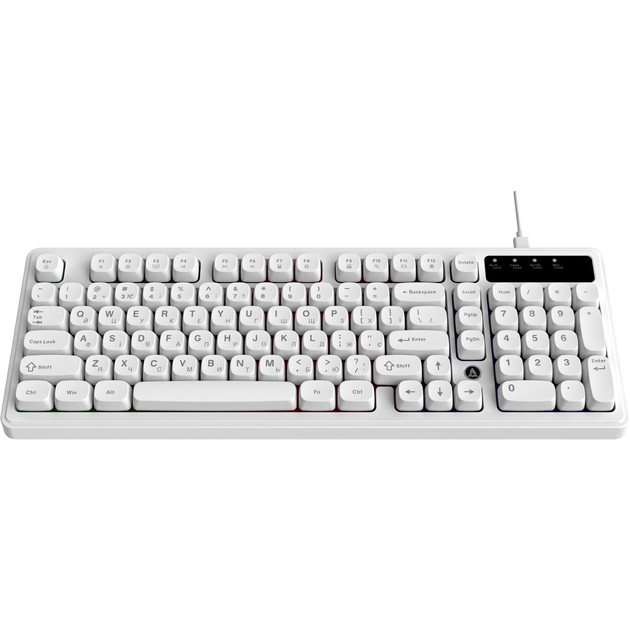 Клавіатура ігрова Ajazz AF98 мембранна 98 клавіш USB-C 1.6 м White (AF98-W) - Фото 3 Клавіатура ігрова Ajazz AF98 мембранна 98 клавіш USB-C 1.6 м White (AF98-W) - зображення 3