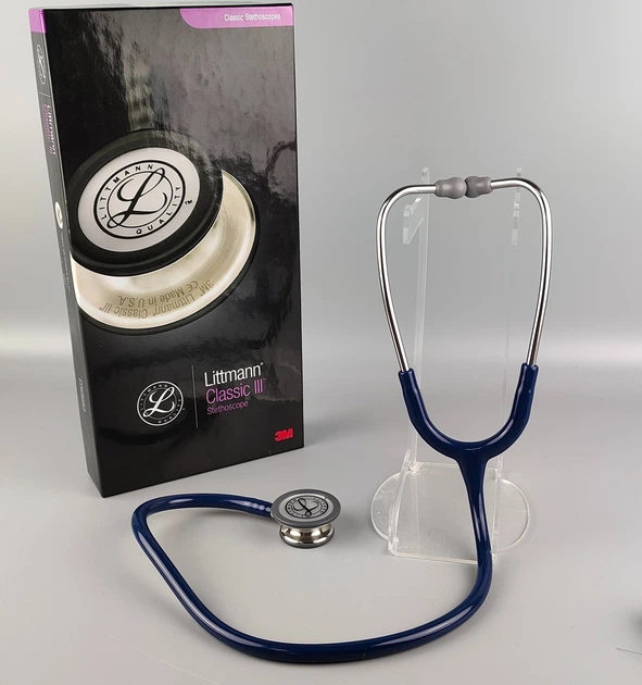 Стетоскоп 3M Littmann Classic III 69см Синій Б/В k1 - зображення 10