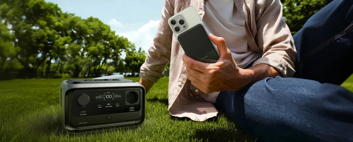 Зарядная станция EcoFlow RIVER 3 MAX Plus Wireless 858 Вт·ч 600 Вт LiFePO4 со съемным павербанком (EFRIVER3MP-Wireless-EU-CBOX) - изображение 9