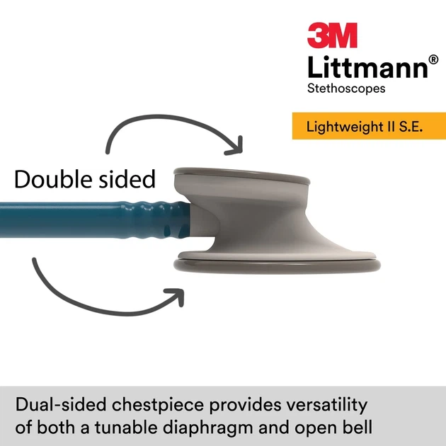 Стетоскоп 3M Littmann Lightweight II S.E. 71см Синий Б/В k4 - Фото 5 Стетоскоп 3M Littmann Lightweight II S.E. 71см Синий Б/В k4 - изображение 5