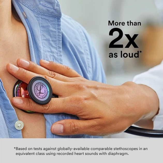 Стетоскоп 3M Littmann Cardiology IV 69 см Чорний k1 - зображення 4