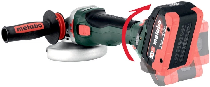 Угловая аккумуляторная шлифмашина Metabo WVB 18 LTX BL 15-125 Quick (601731850) - изображение 4