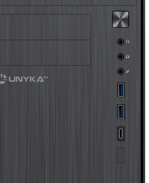 Корпус UNYKAch Aero C12 V2 (UK52110V2) / без БЖ / Чорний - зображення 4