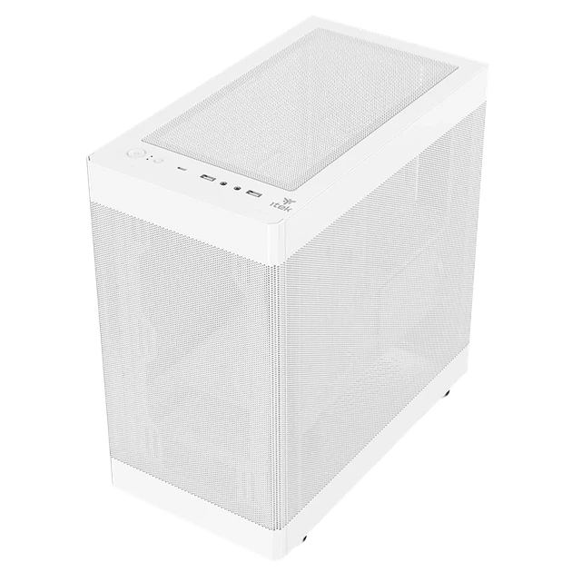 Корпус Itek PROMESH 35W / без БП / Mini Tower / Micro-ATX / USB-C / 345мм GPU / Белый - изображение 4