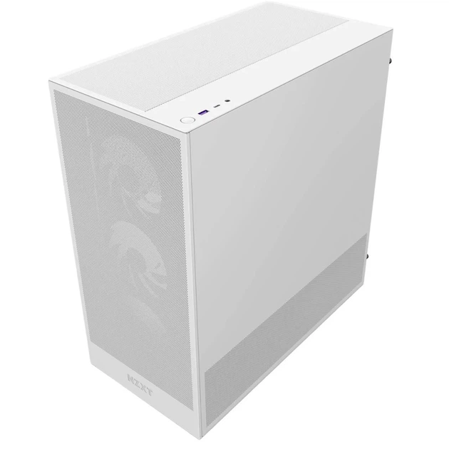 Корпус NZXT H5 Flow RGB (CC-H52FW-R1) / без БЖ / Білий - зображення 4
