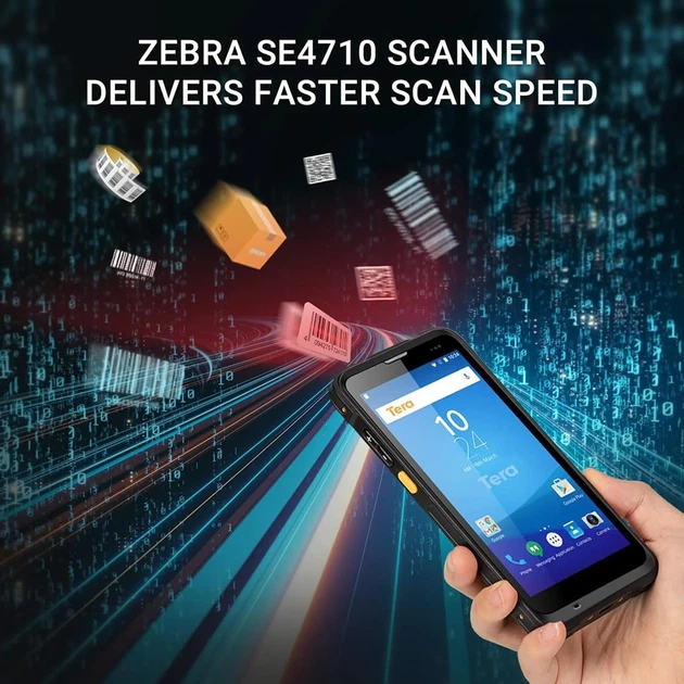 Смартфон сканер штрих-кода 5.5" Tera 3/32Gb 4G NFC 13Мп 8 ядер Android 9 Black k1 - изображение 4