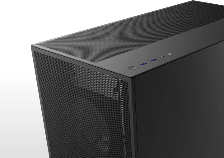 Корпус NZXT H7 Flow All / Mid-Tower / ATX, E-ATX / RGB / 3x120мм вент. / Скляне вікно / Чорний - зображення 10