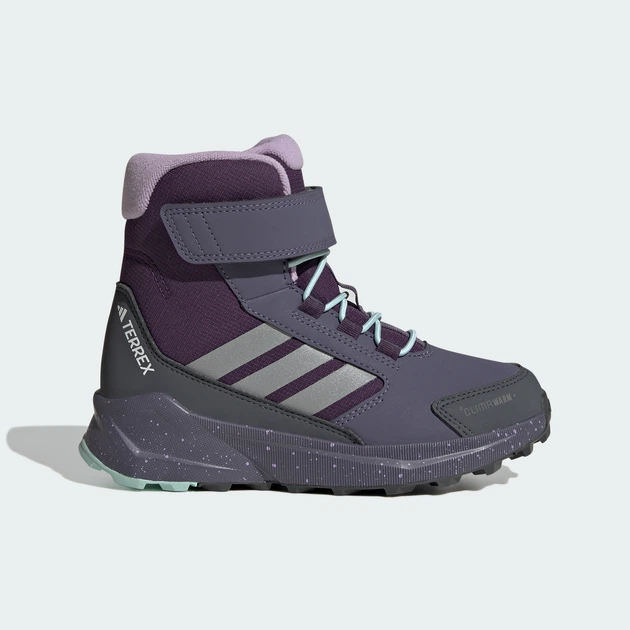 Детские Туристические ботинки Terrex Trailmaker 2 High CLIMAWARM+ Kids adidas JS2935 29 (29 EUR) фиолетовый (4068801099568) - изображение 2
