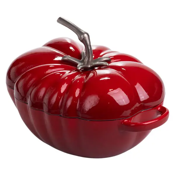 Каструля чавунна емальована 2,5 л, червоний(HP-1-20-RED)(WB) - изображение 5