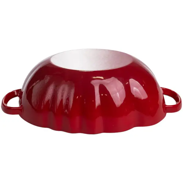 Каструля чавунна емальована 2,5 л, червоний(HP-1-20-RED)(WB) - изображение 8