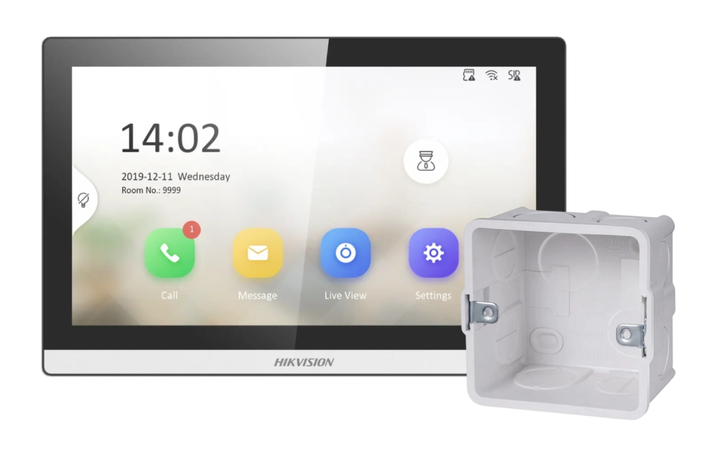 Комплект Hikvision (DS-KH6350-WТE1 7'' Wi-Fi + DS-KAB86) - Фото 1 Комплект Hikvision (DS-KH6350-WТE1 7'' Wi-Fi + DS-KAB86) - зображення 1