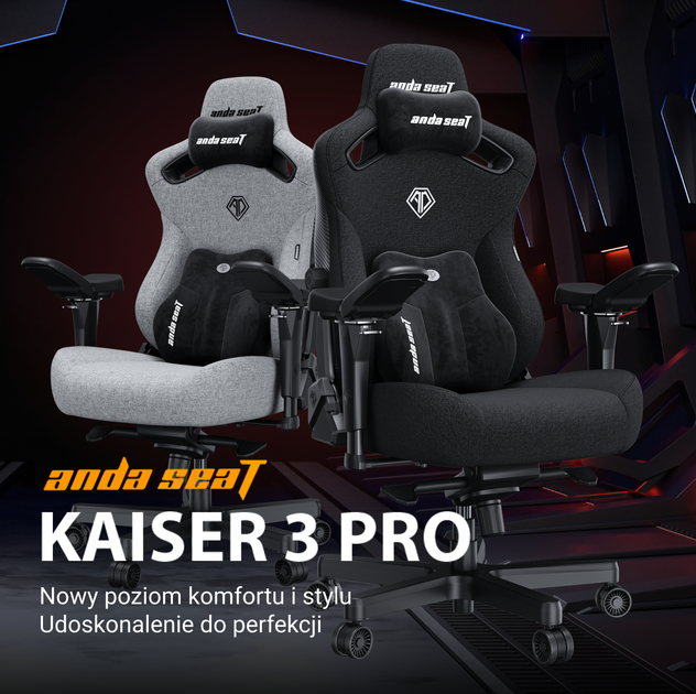 Крісло ігрове Anda Seat Kaiser 3 Pro Size XL Fabric Grey (AD12YDC-XL-01-G-PV/F-G02) - зображення 9