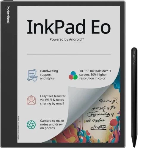 Электронная книга 10.3" PocketBook InkPad Eo, Mist Grey (PB1042-M-WW) - Фото 1 Электронная книга 10.3" PocketBook InkPad Eo, Mist Grey (PB1042-M-WW) - изображение 1