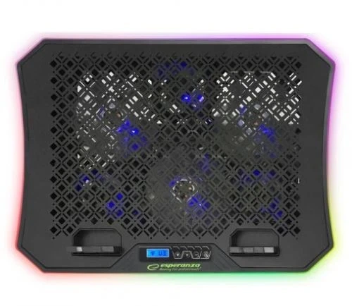 Подставка для ноутбука до 17" Esperanza "Galerne", Black (EGC109) - изображение 2