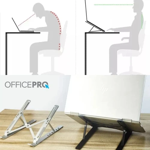 Подставка для ноутбука до 16" OfficePro LS320B, Black - Фото 3 Подставка для ноутбука до 16" OfficePro LS320B, Black - изображение 3