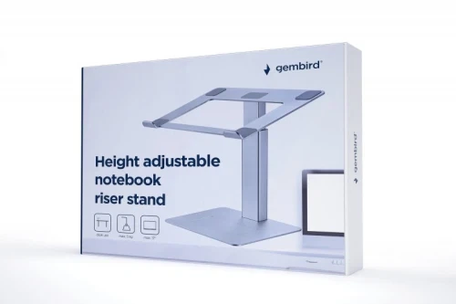 Подставка для ноутбука до 15.6" Gembird NBS-D1-02, Silver - изображение 6