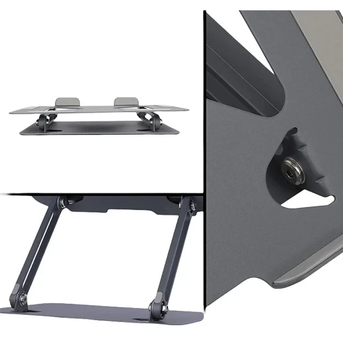 Подставка для ноутбука до 17" Media-Tech MT2661, Aluminium Grey - изображение 5