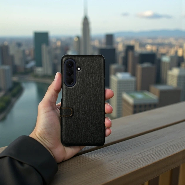 Чeхол книжка Stenk Premium для Samsung Galaxy A57 Чёрный (80572) - изображение 6