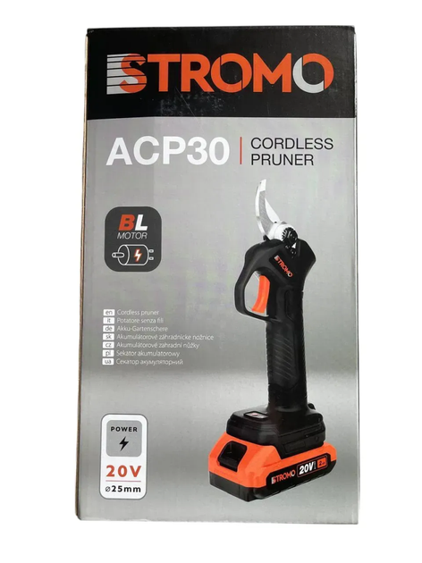 Аккумуляторный секатор STROMO ACP-30 (з Акб та ЗУ) (300300) - изображение 4
