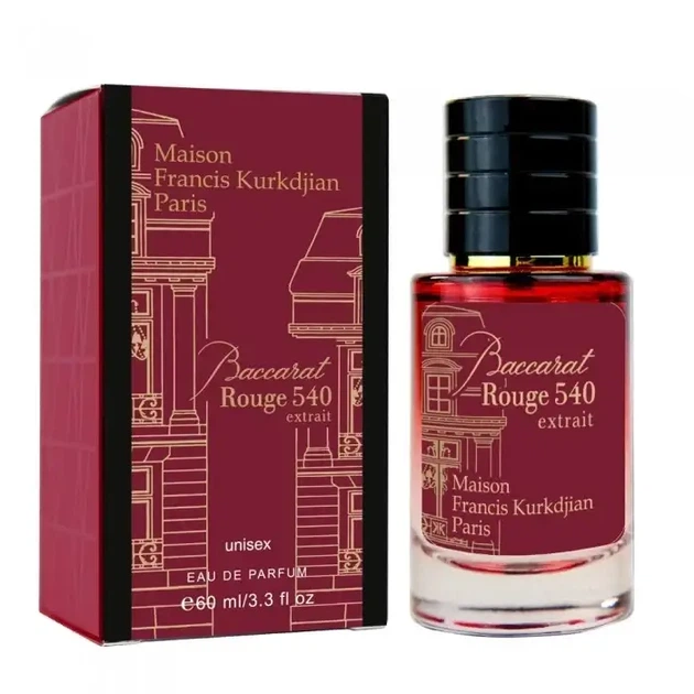 Парфум унісекс No Brand (версія Maison Francis Kurkdjian Baccarat Rouge 540 Extrait De Parfum ) 60 мл - Фото 1 Парфум унісекс No Brand (версія Maison Francis Kurkdjian Baccarat Rouge 540 Extrait De Parfum ) 60 мл - зображення 1