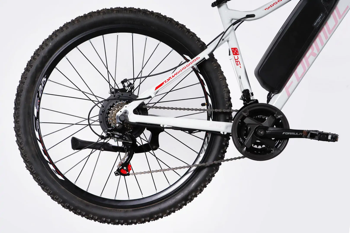 Велосипед з електроприводом 27.5" AL Formula eALPINA DD FR рама-17" 36B 12.5А*г 500Вт біло-рожевий 2026 - Фото 3 Велосипед з електроприводом 27.5" AL Formula eALPINA DD FR рама-17" 36B 12.5А*г 500Вт біло-рожевий 2026 - зображення 3