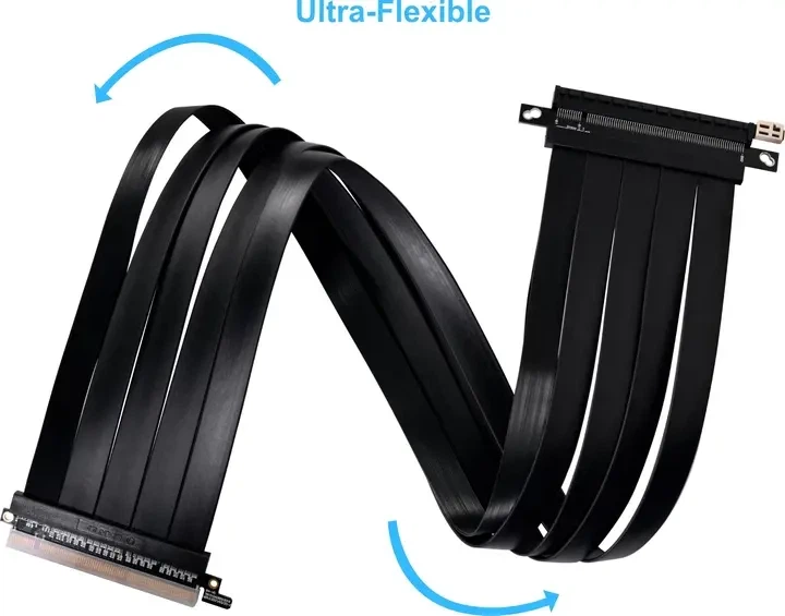 Райзер Lian Li PCIe 4.0 Riser Cable 600mm Black (G89.PW-PCI-4-60X) - зображення 5