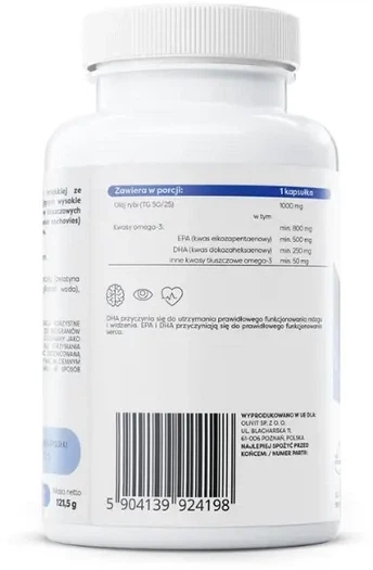 Omega-3 Osavi Super Strong Omega 3 500 EPA / 250 DHA 90 kapsułek miękkich (5904139924198) - obraz 2