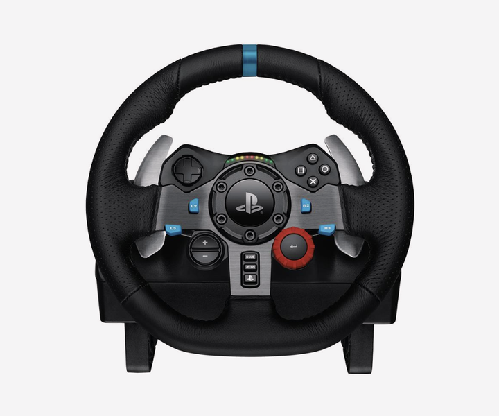 Кермо ігрове Logitech G29 Driving Force з педалями / Force Feedback / 900° / PC PS3 PS4 PS5 / USB / шкіра / чорне ( 941-000112) - зображення 2