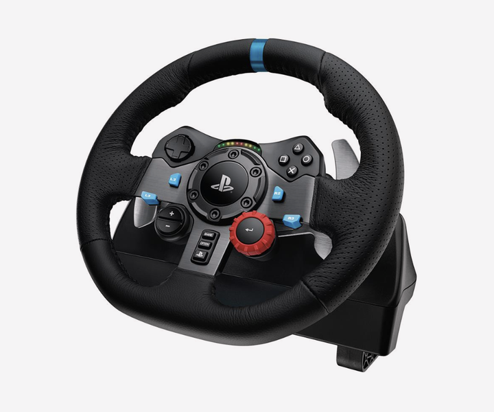 Кермо ігрове Logitech G29 Driving Force з педалями / Force Feedback / 900° / PC PS3 PS4 PS5 / USB / шкіра / чорне ( 941-000112) - зображення 3