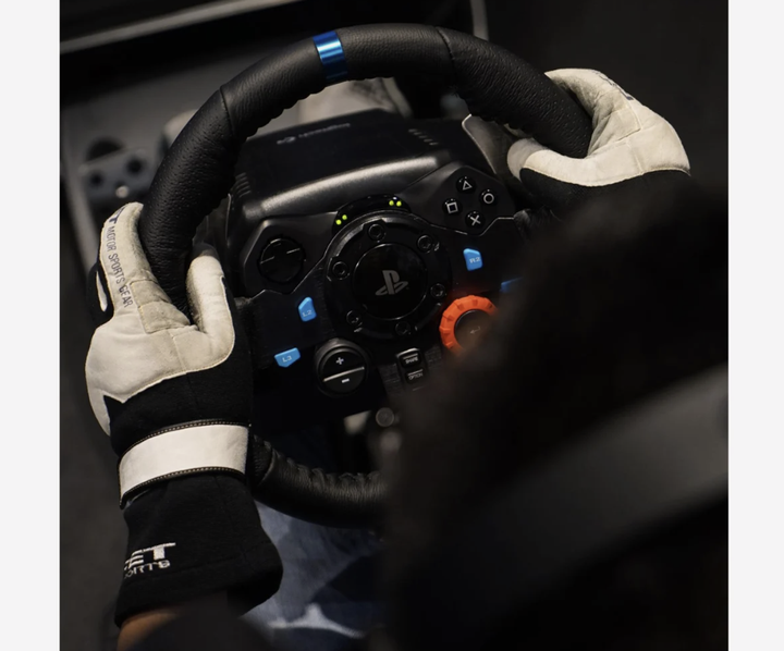 Кермо ігрове Logitech G29 Driving Force з педалями / Force Feedback / 900° / PC PS3 PS4 PS5 / USB / шкіра / чорне ( 941-000112) - зображення 7