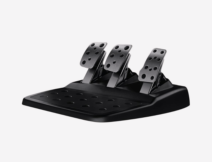 Кермо ігрове Logitech G920 Driving Force з педалями / Force Feedback / 900° / Xbox Series X|S / Xbox One / PC / USB / чорне - Фото 3 Кермо ігрове Logitech G920 Driving Force з педалями / Force Feedback / 900° / Xbox Series X|S / Xbox One / PC / USB / чорне - зображення 3