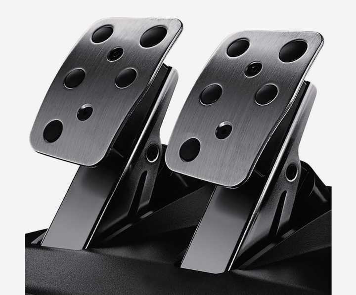 Кермо ігрове Logitech G920 Driving Force з педалями / Force Feedback / 900° / Xbox Series X|S / Xbox One / PC / USB / чорне - Фото 5 Кермо ігрове Logitech G920 Driving Force з педалями / Force Feedback / 900° / Xbox Series X|S / Xbox One / PC / USB / чорне - зображення 5