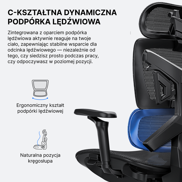 Fotel gamingowy Anda Seat X-Air Pro XL Mesh Space Black (AD-WY-01-BBB-B01) - Zdjęcie 8 Fotel gamingowy Anda Seat X-Air Pro XL Mesh Space Black (AD-WY-01-BBB-B01) - obraz 8