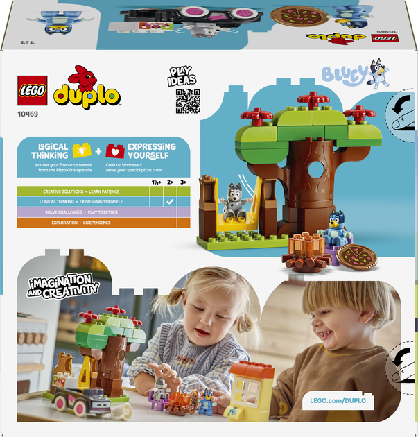 Конструктор LEGO DUPLO Піцерія з Мафіном та Блуї 44 деталі (10469) - зображення 9