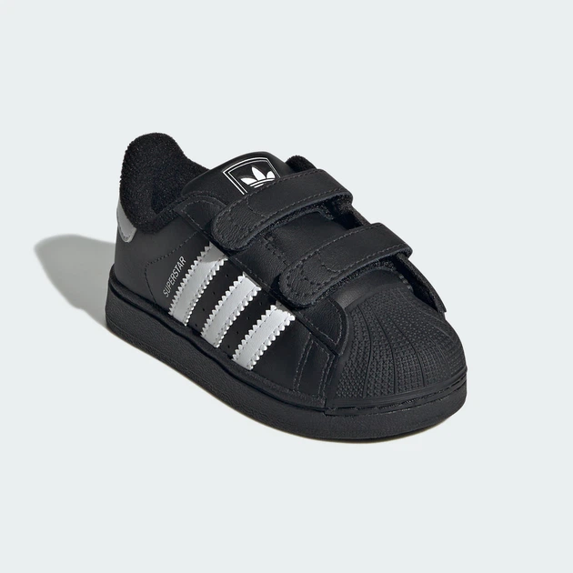 Дитячі Кросівки Superstar II Comfort Closure Kids adidas JI3991 24 (24 EUR) чорний (4067888296266) - зображення 5