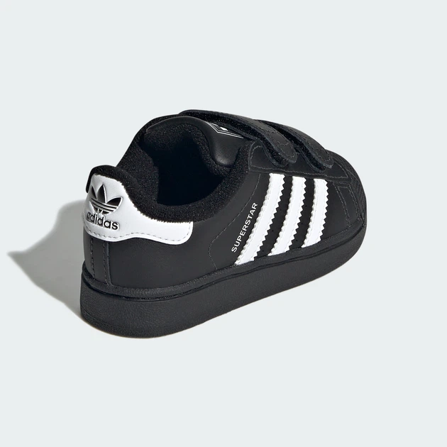 Дитячі Кросівки Superstar II Comfort Closure Kids adidas JI3991 24 (24 EUR) чорний (4067888296266) - зображення 6