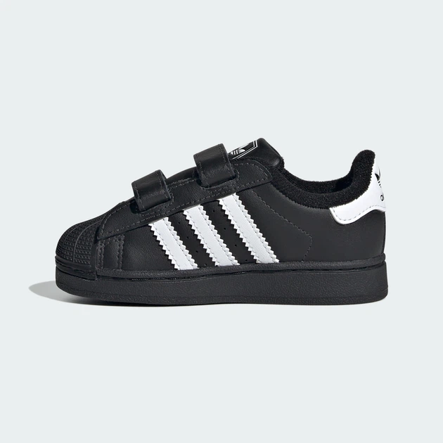 Дитячі Кросівки Superstar II Comfort Closure Kids adidas JI3991 24 (24 EUR) чорний (4067888296266) - зображення 7