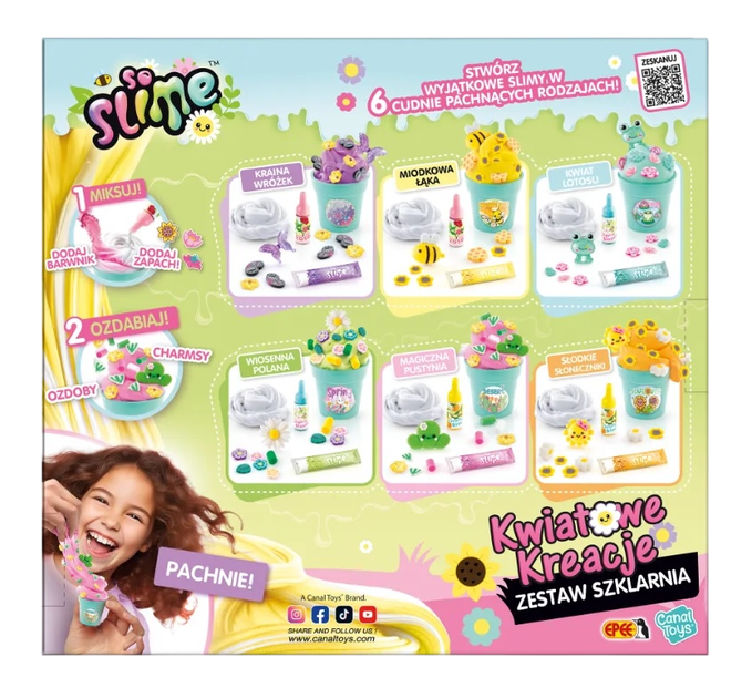 Zestaw kreatywny Epee So Slime DIY Kwiatowe kreacje Szklarnia EP60692 (5905896606921) - obraz 4