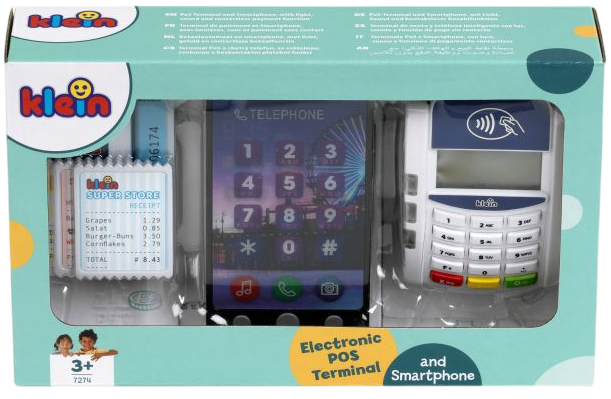 Terminal platniczy dla dzieci Klein ze smartfonem 7274 (4009847072740) - obraz 5