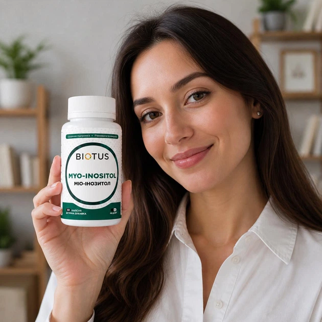 Мио-Инозитол для репродуктивного здоровья Myo-Inositol Biotus 60 капсул - изображение 2