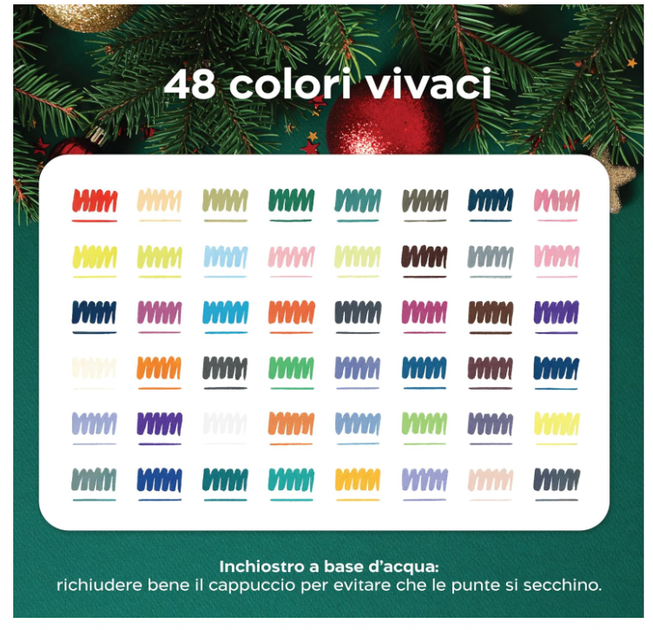 Акриловые маркеры Zenacolor 48 цветов Double Tip (Brush + Fine) / Перманентные маркеры для рисования - Фото 3 Акриловые маркеры Zenacolor 48 цветов Double Tip (Brush + Fine) / Перманентные маркеры для рисования - изображение 3