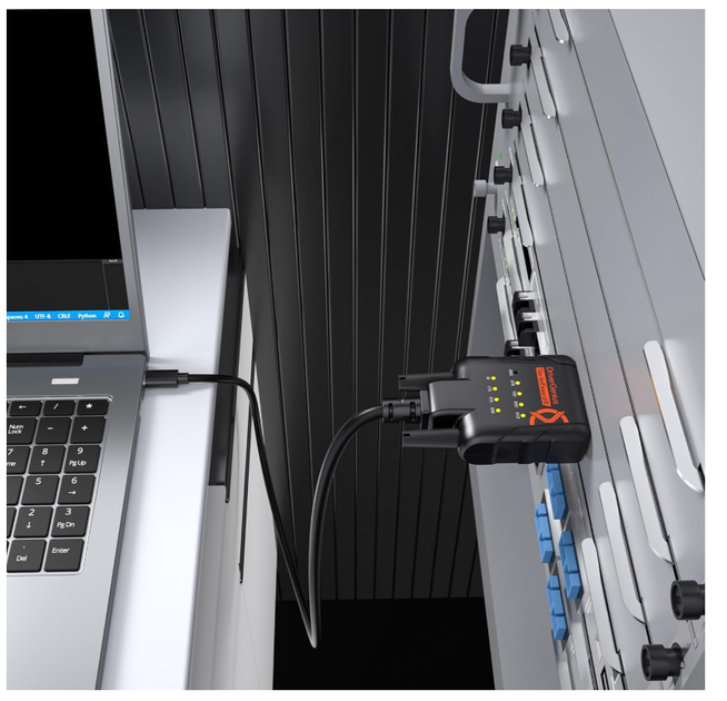 USB-C RS232 адаптер DriverGenius SerialGuardX USB-C to RS232 DB9 Serial Adapter FTDI Chip с FTDI чипом, COM порт, 9 LED - Фото 4 USB-C RS232 адаптер DriverGenius SerialGuardX USB-C to RS232 DB9 Serial Adapter FTDI Chip с FTDI чипом, COM порт, 9 LED - изображение 4