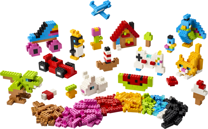 Zestaw klocków LEGO Classic Kreatywne kolorowe klocki 820 elementów (11045) - obraz 2