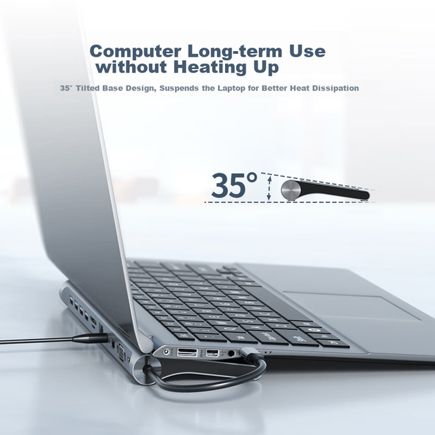 Док-станция Acer Type-C Expansion Dock 11-In для подключения HDMI/VGA/USB, зарядного устройства PD, кардридера, 3,5-мм аудиоразъема и Ethernet-адаптера. - Фото 9 Док-станция Acer Type-C Expansion Dock 11-In для подключения HDMI/VGA/USB, зарядного устройства PD, кардридера, 3,5-мм аудиоразъема и Ethernet-адаптера. - изображение 9