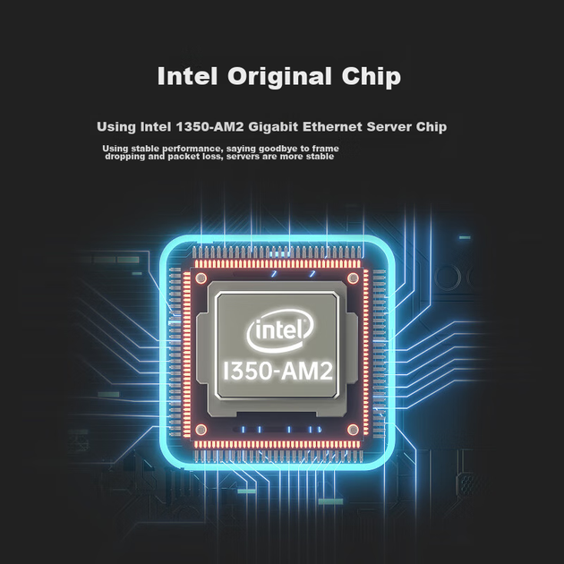 EB-LINK Intel I350AM2 Chip, PCIE X4 Gigabit Dual-Port Server Network Card, I350-T2V2 Version, Electrical Port Machine Vision Industrial Camera - изображение 4