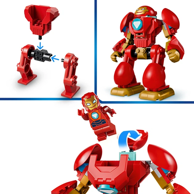 Конструктор LEGO Marvel Альтрон проти Залізної Людини 96 деталей (11209) - зображення 4