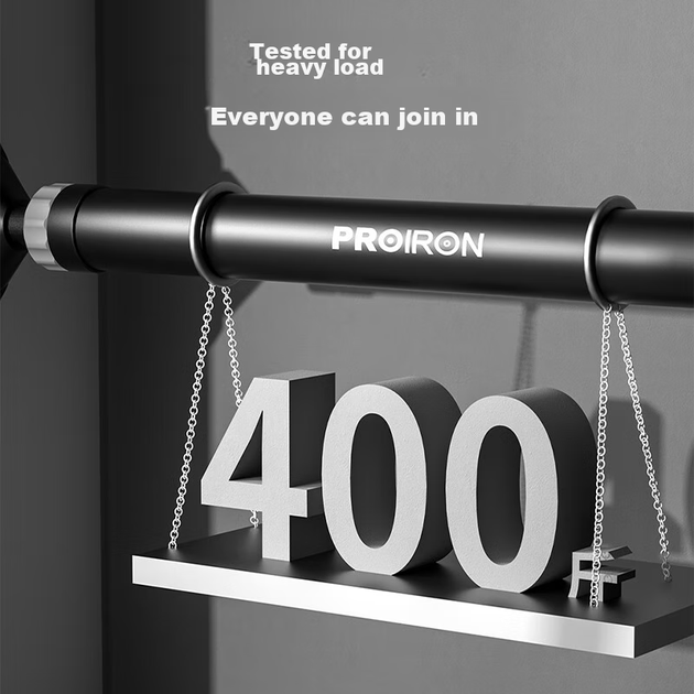 Турнік PROIRON дверний, без свердління, для дому, регульований 72-97 см - зображення 10