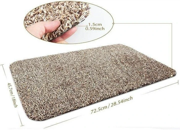 Килимок для передпокою супервбиральний прогумований Clean Step Mat - Фото 9 Килимок для передпокою супервбиральний прогумований Clean Step Mat - зображення 9
