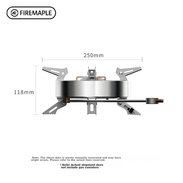 Портативная газовая плита FIRE-MAPLE со съемной горелкой для кемпинга, заваривания чая и приготовления пищи на высокой мощности. - изображение 10
