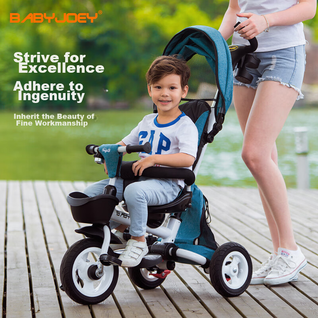 Велосипед BABYJOEY British TT56 дитячий триколісний складаний, для 1-5 років - Фото 4 Велосипед BABYJOEY British TT56 дитячий триколісний складаний, для 1-5 років - зображення 4